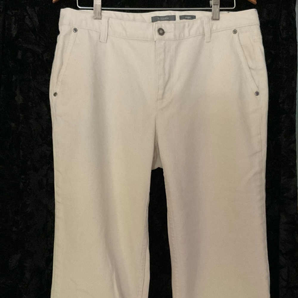 VINTAGE ‘90s Liz Claiborne cream JEANS 14~Exc Cond